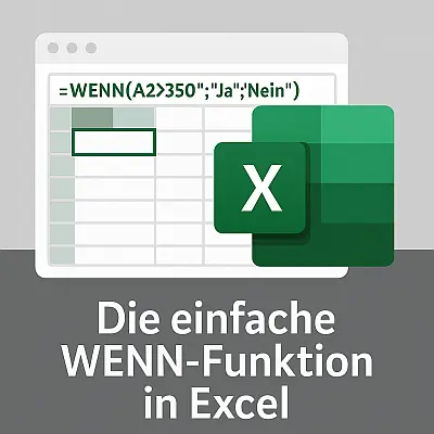 Die einfache WENN-Funktion in Excel